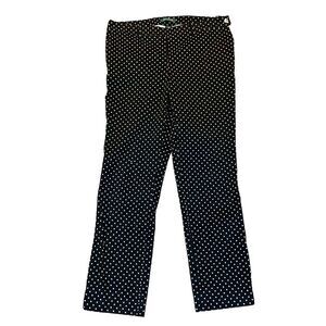 Lauren Ralph Lauren Polka Dot Pants Side Zip 10